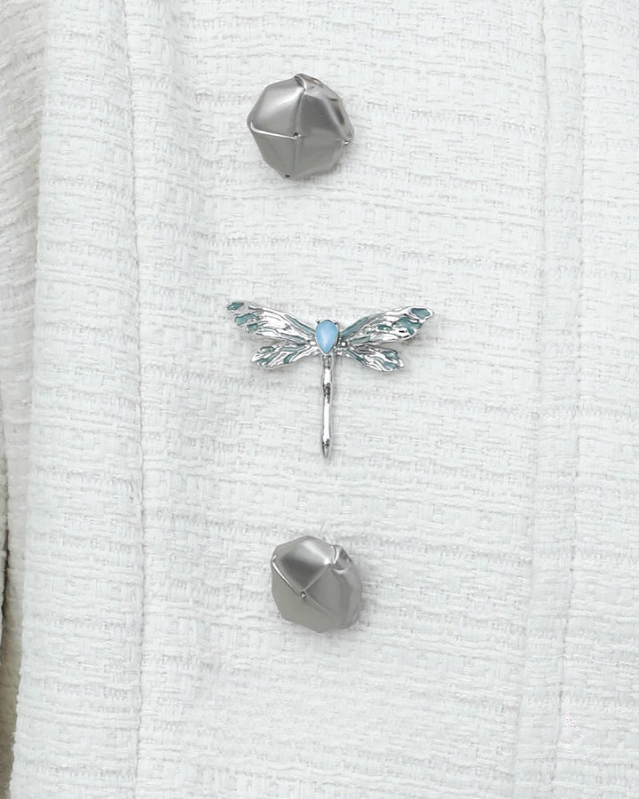 【1ST XULIE】Dragonfly Light Blue Brooche pg627