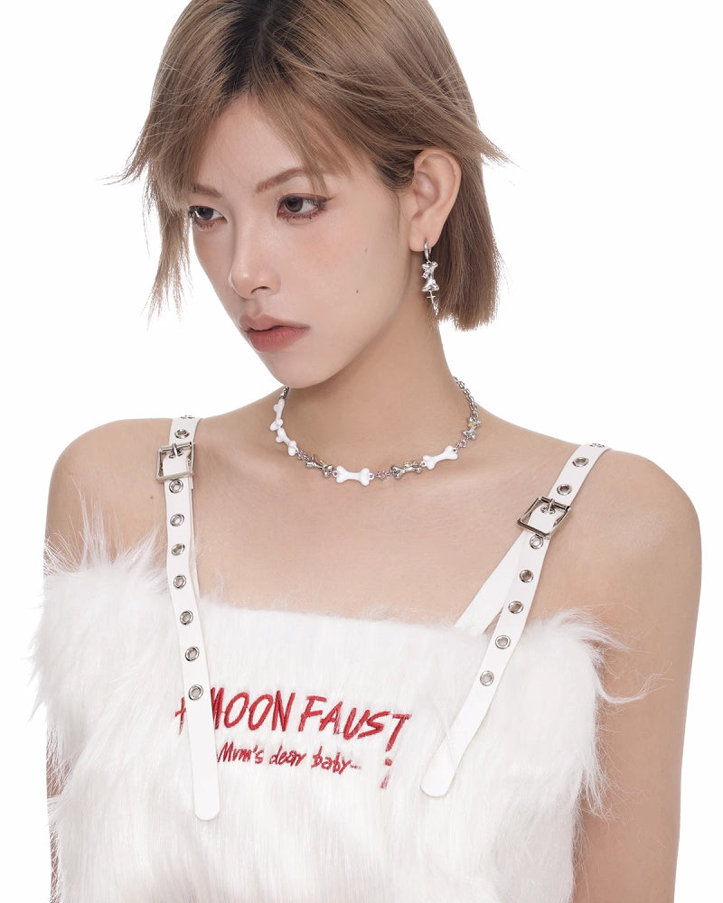 [SUMIYAKI] Cute Bones Necklace pg496