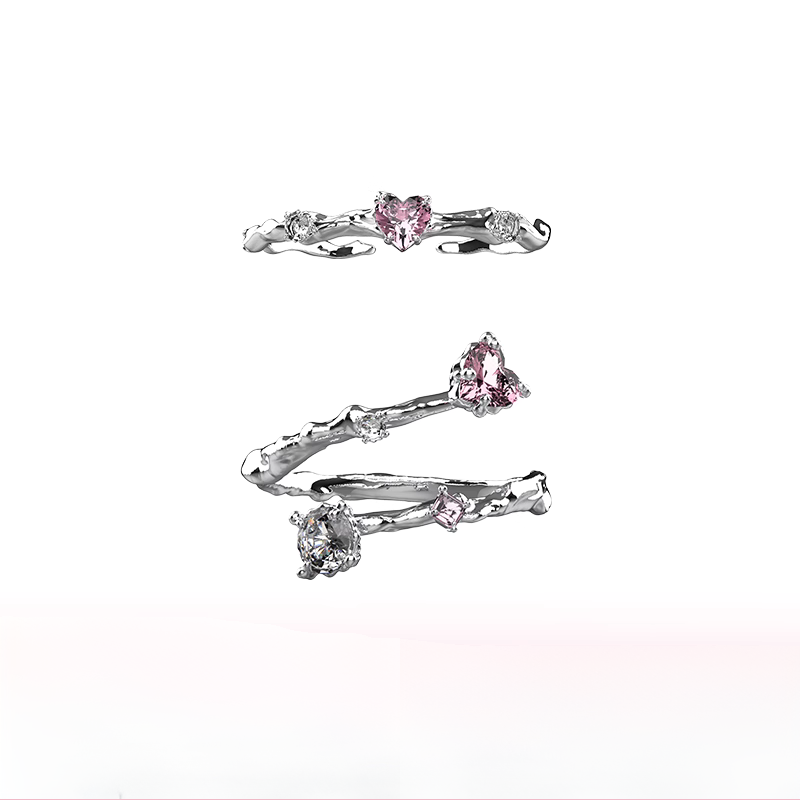 [OCTO VITA] Cake Treasure Party Pink Heart Ring pg369