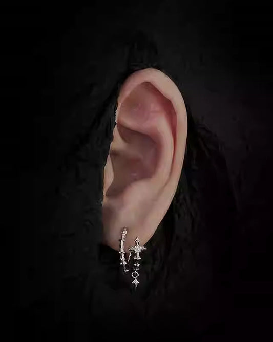 [Insomnia Artist] Cross Star Earrings pg486