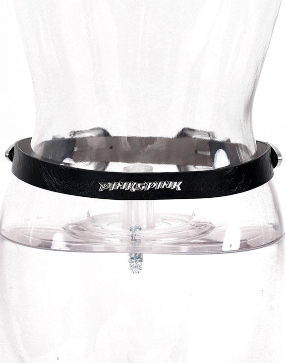 [PINKSPINK] Metal Buckle Leather Belt pg1204