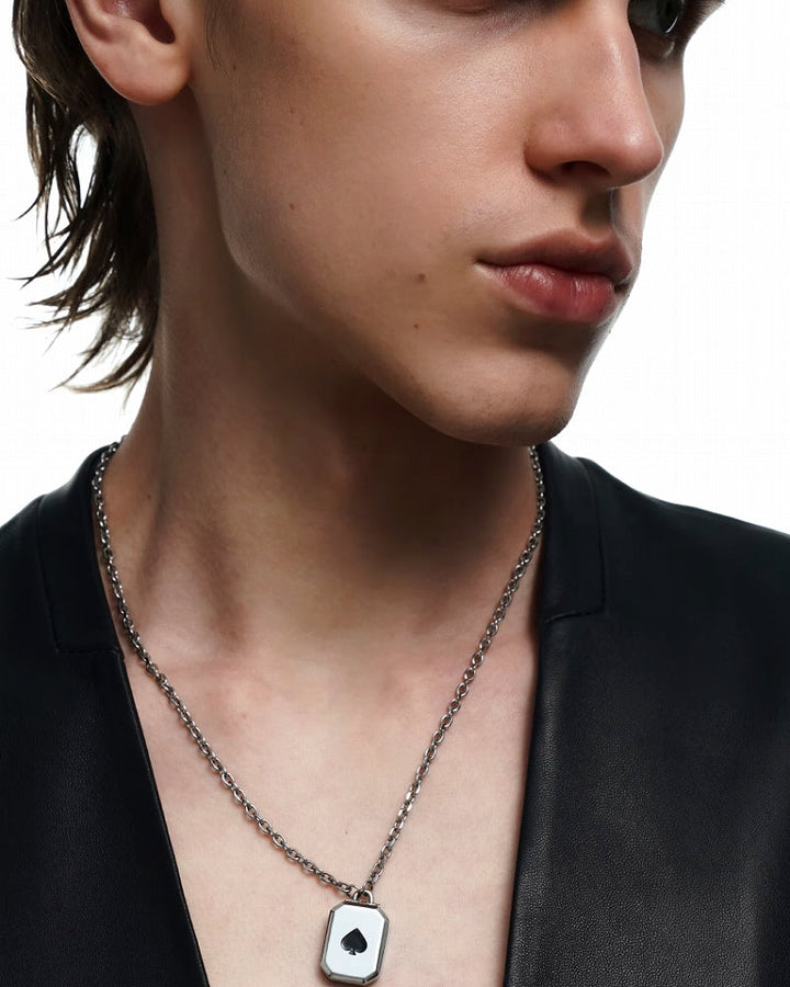 【BLACKHEAD】Interlock Chain Reaction Love Necklace pg1022