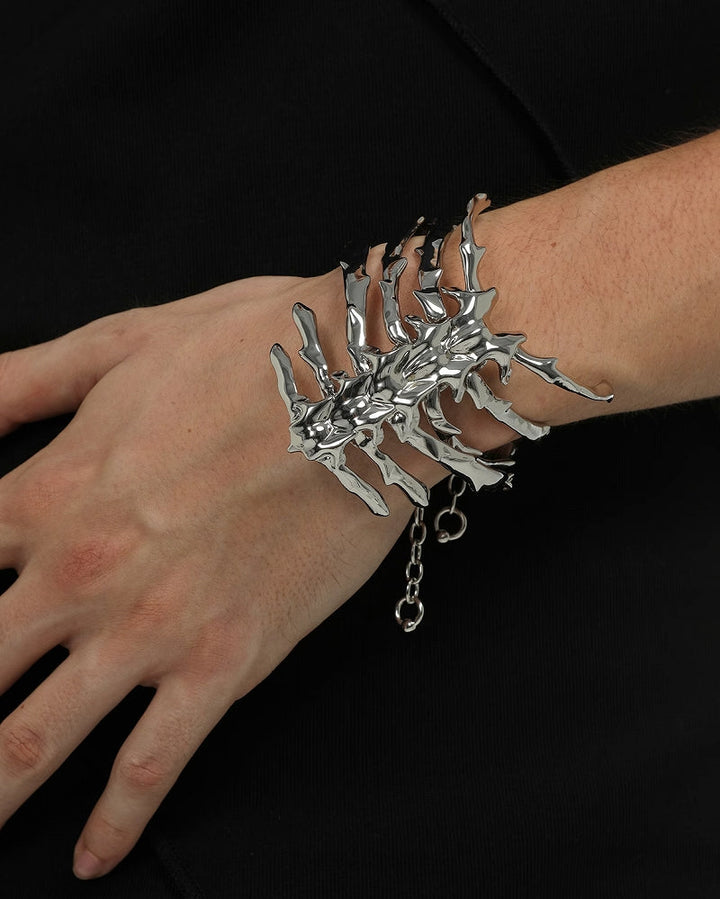 【BLACKHEAD】The X-Files Heart Shape Rib Bracelet pg1863