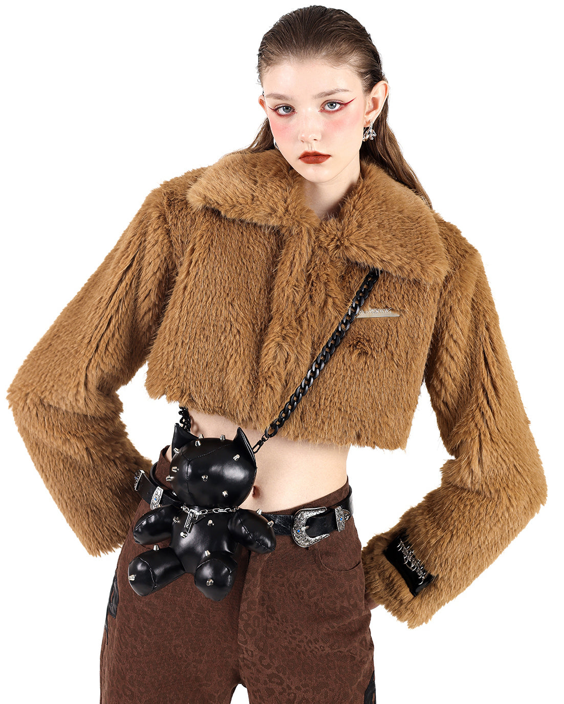 [PINKSPINK] Metal Buckle Leather Belt pg1204