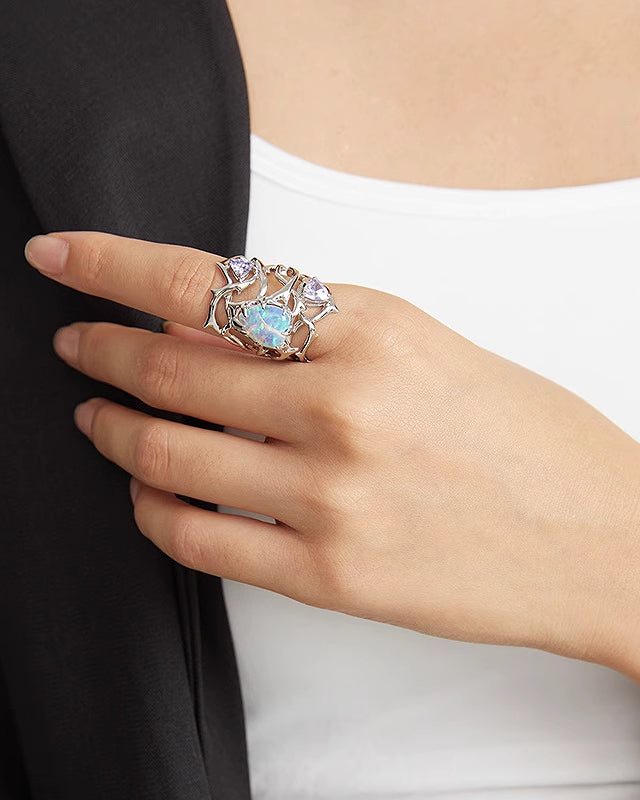 [Hard Candy] The Dark Side Of The Rose Heart Ring pg1852