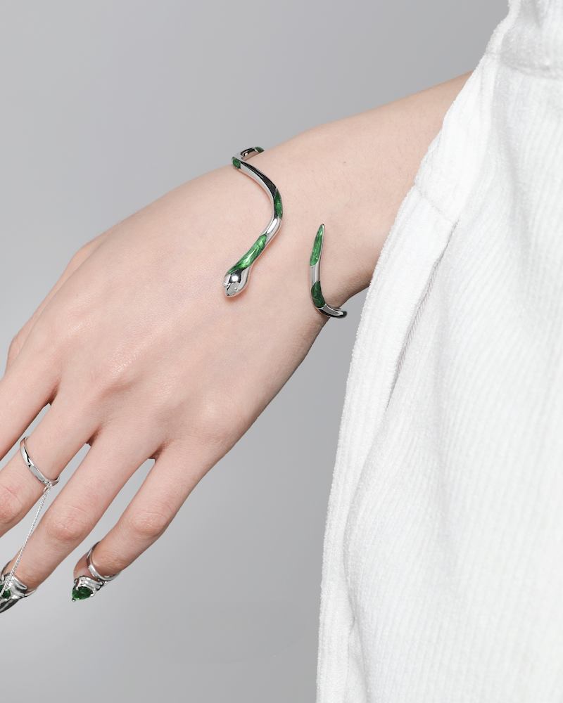 [1ST XULIE] Green Snake Bracelet02 pg947