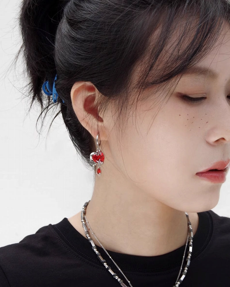 [Esak∞chi]Melting Love Asymmetric Earrings pg1190