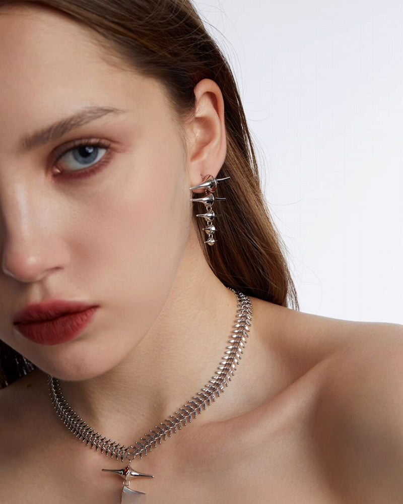 【OCTO VITA】Eternal Spinal Bone Earrings pg692