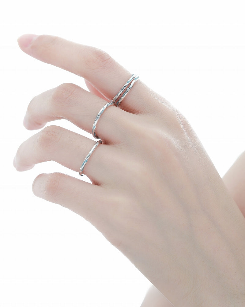 【1ST XULIE】Sea Blue Sterling Silver Ring pg1541