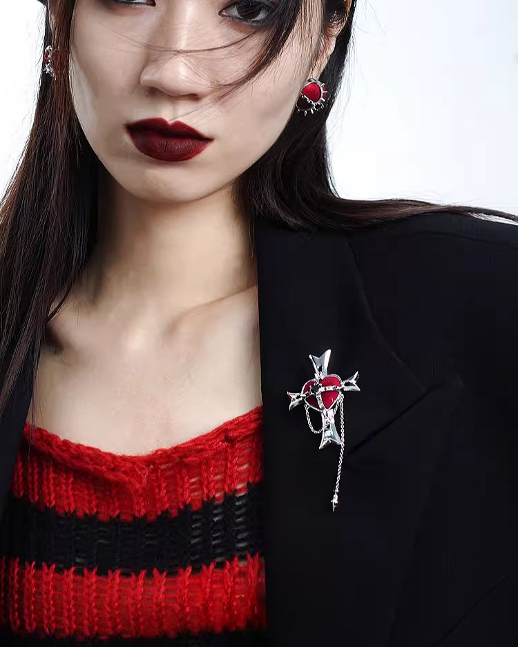 [OCTO VITA] Evil Girl Crazy Flower Brooch pg695