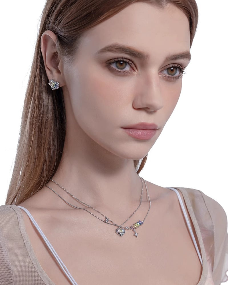 [MASW] Secret Garden Love Double Dopamine Necklace pg1572