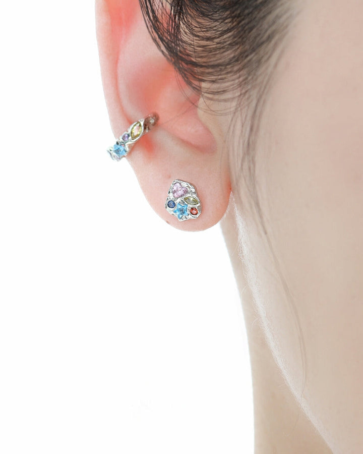 【1ST XULIE】Colorful Treasure Earrings pg440