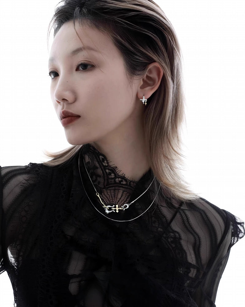 [1ST XULIE] Star Orbit Star Earrings pg1741