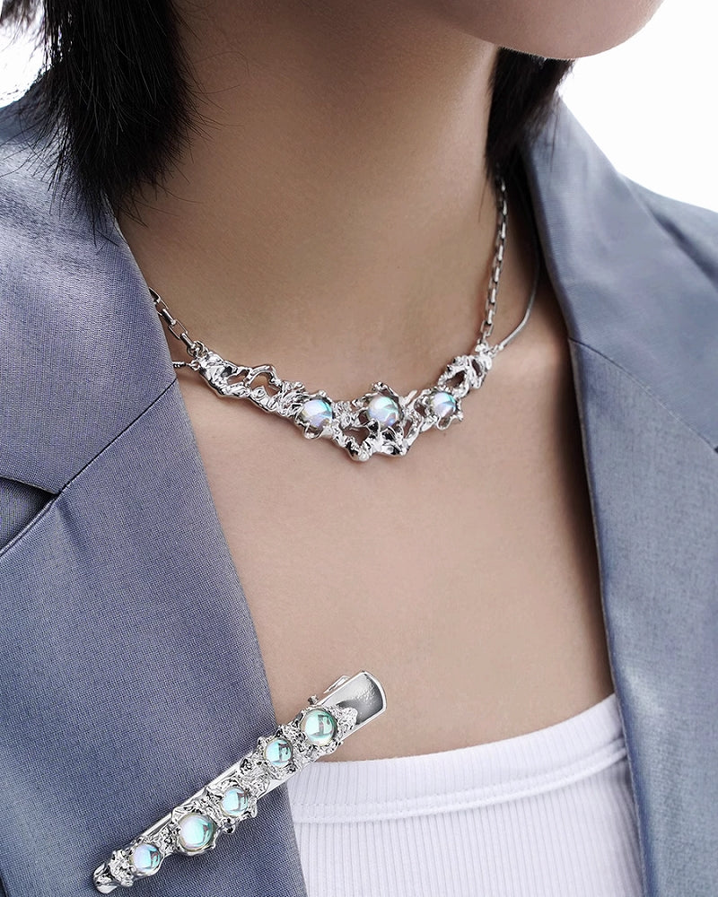 [SUMIYAKI] Lunar Eclipse Numerous Layers Necklace pg1154