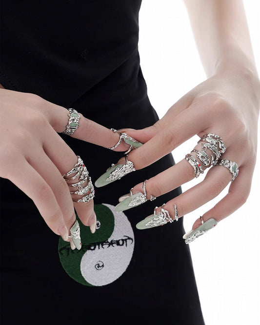 [SUMIYAKI]Mole On The Curtain Claw Ring pg1228