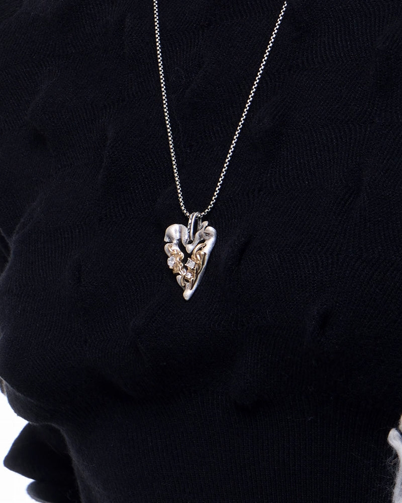 [SUMIYAKI] Lava Heart Necklace pg1056