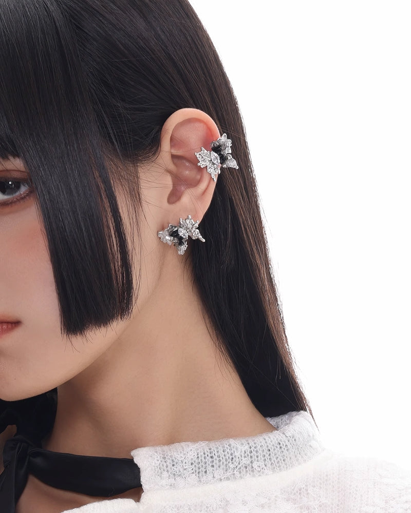 【SUMIYAKI】Galaxy Butterfly Cuff & Earrings pg863