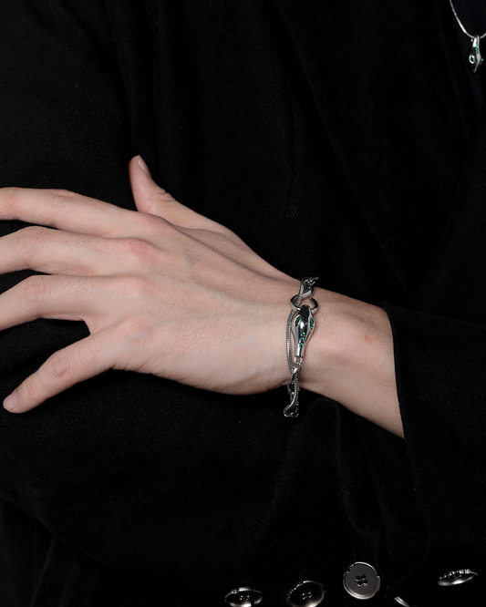 [1ST XULIE] Green Snake Bracelet01 pg946