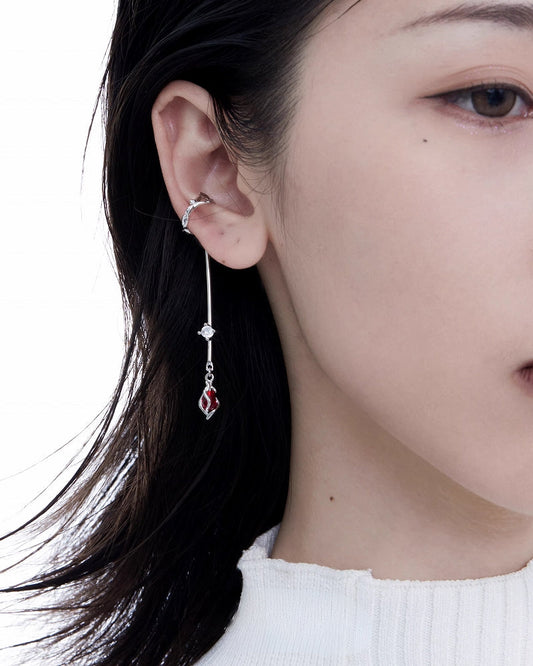 [1ST XULIE] Forbidden Rose Covenant Earrings pg805