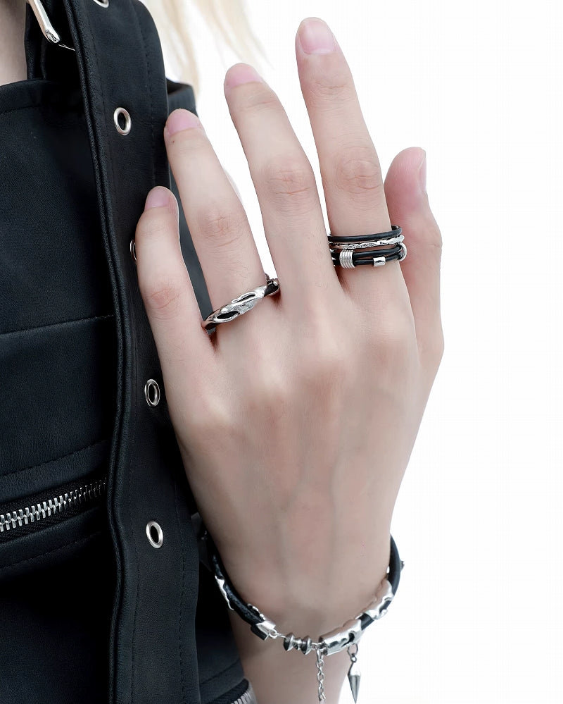 [1ST XULIE] Dark Realm Leather Bracelet pg546