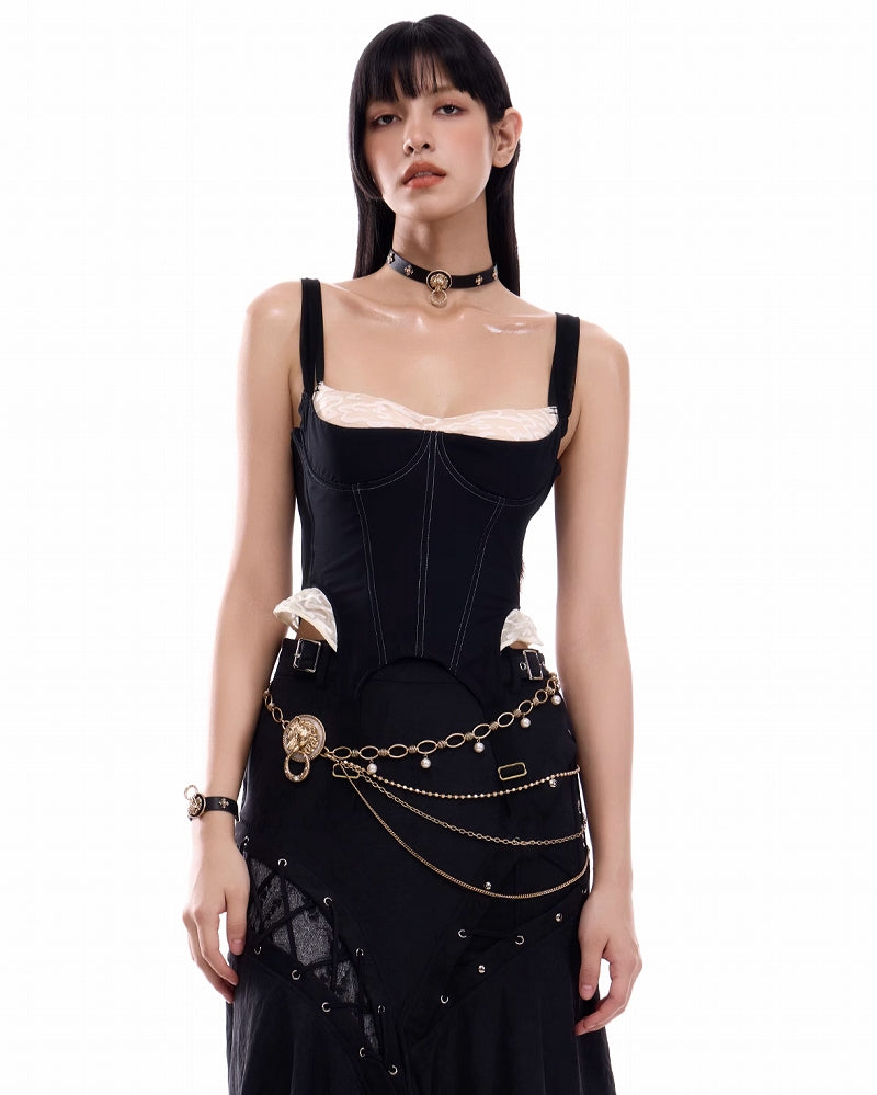 Suanni Lion Head Waist Chain 02