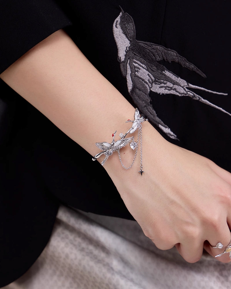 Flying Crane Bracelet