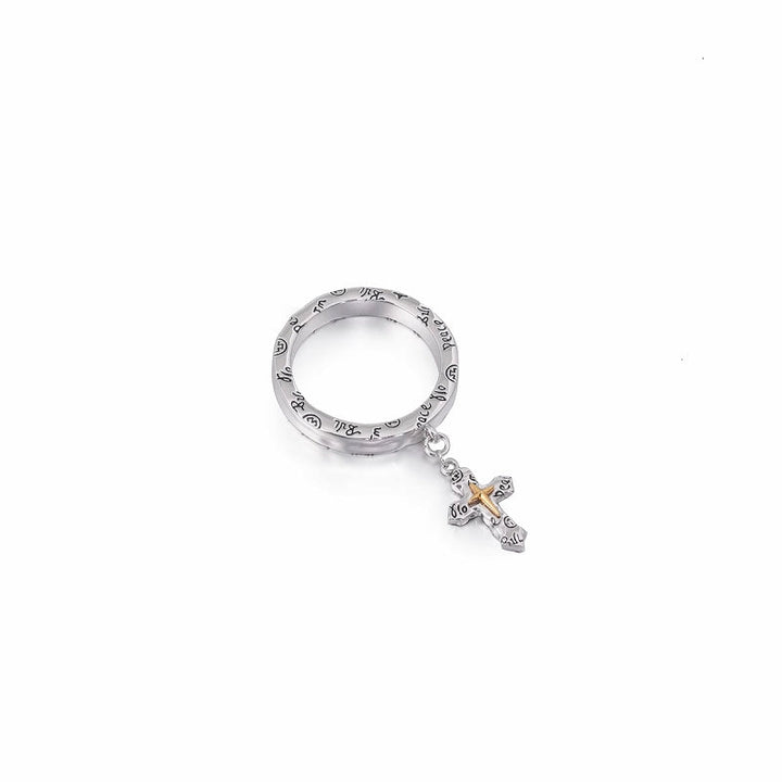 【SUMIYAKI】Graffiti Cross Bracelet & Ring pg929