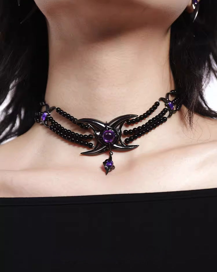 【OCTO VITA】Cosmic Scorpion Multi Layer Choker pg461