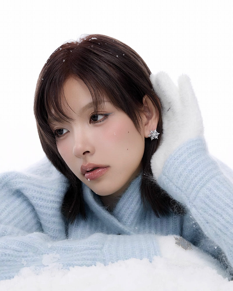 Snowflake Earrings &amp; Clip-on Earrings