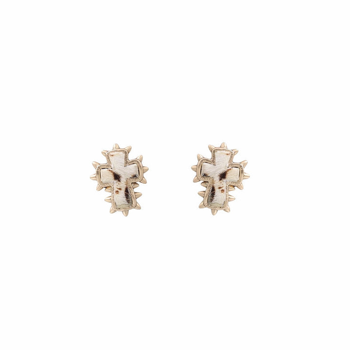 【SUMIYAKI】Cross Cactus Earrings pg477