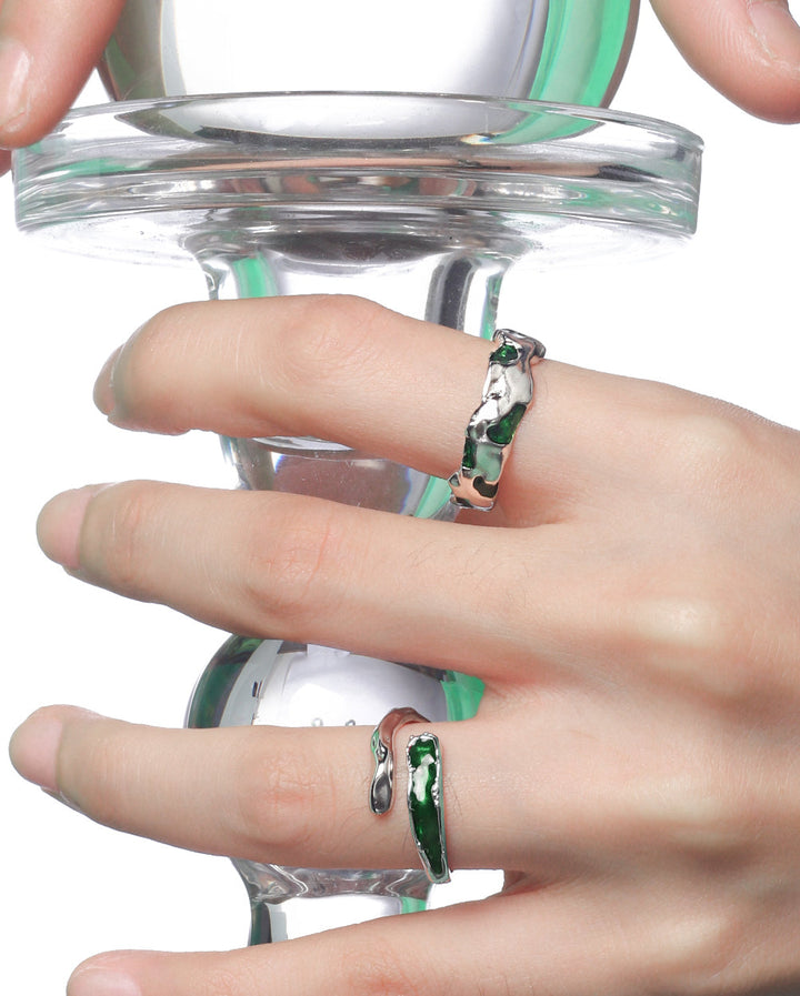 【1ST XULIE】Green Snake Ring02 pg954