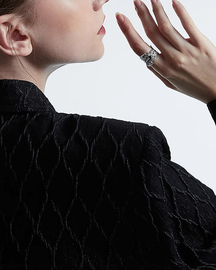 [FAITMAIN] Lunar Eclipse Dark Vintage Ring pg1142