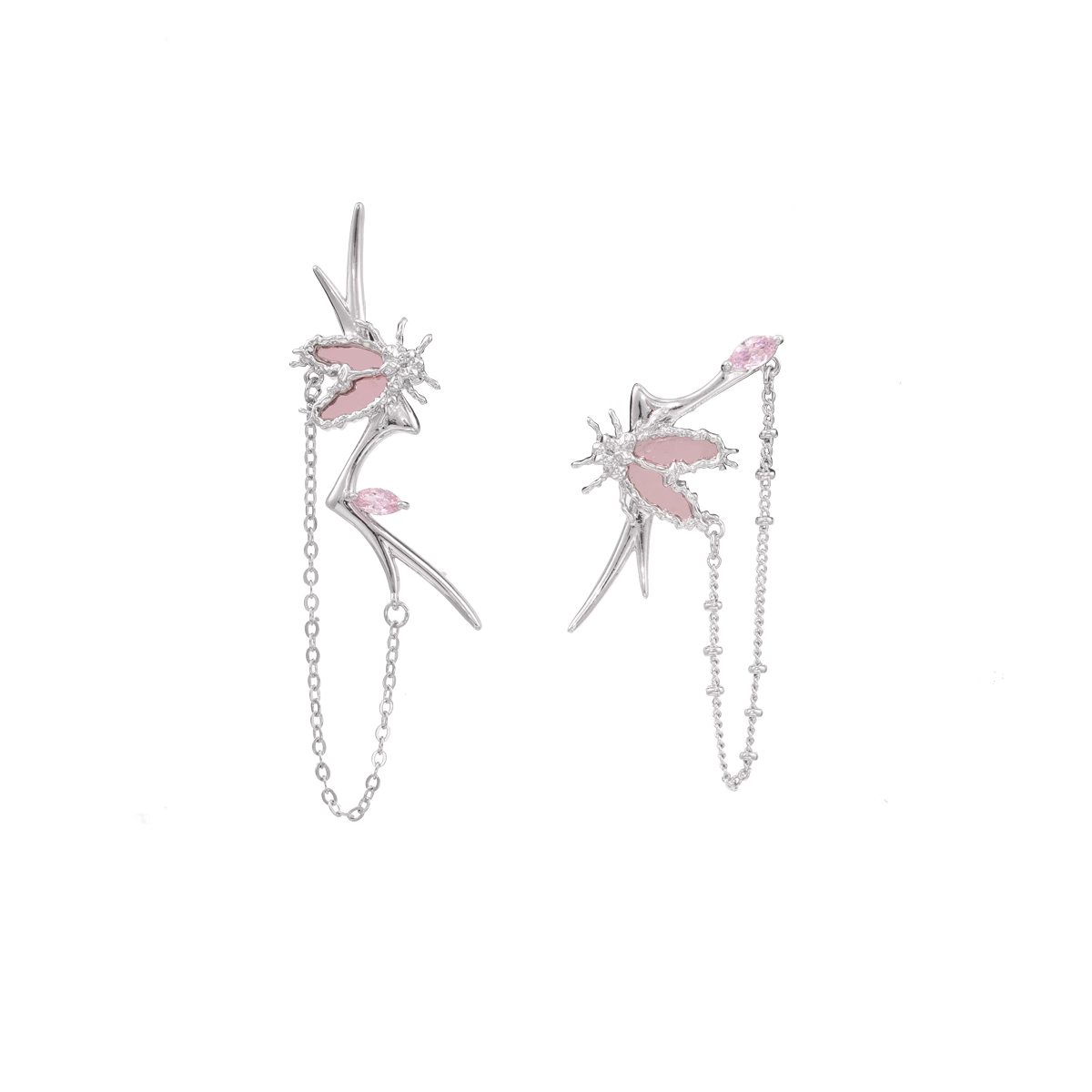 [SUMIYAKI]Flowing Firefly Earrings & Cuffs pg776