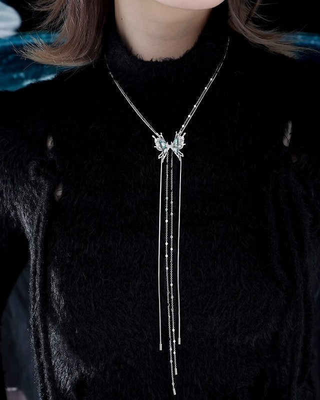 [1ST XULIE] Butterfly Island Pull Necklace pg330