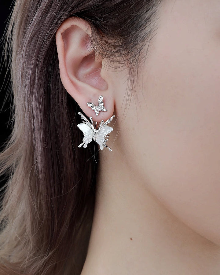 [1ST XULIE] Butterfly Skeleton Earrings 03 pg347