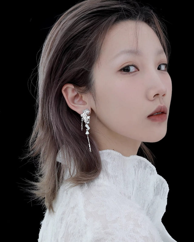 【1ST XULIE】Moonlight Fragment Earrings pg1240