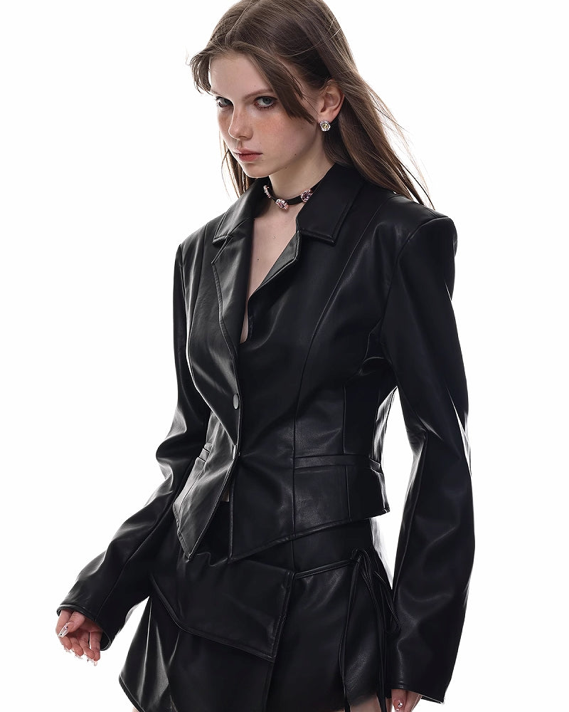 [SUMIYAKI]Dopamine Leather Choker pg602