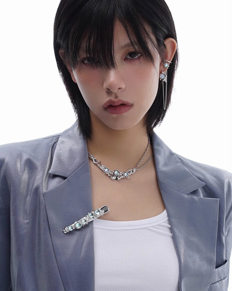 [SUMIYAKI] Lunar Eclipse Numerous Layers Necklace pg1154