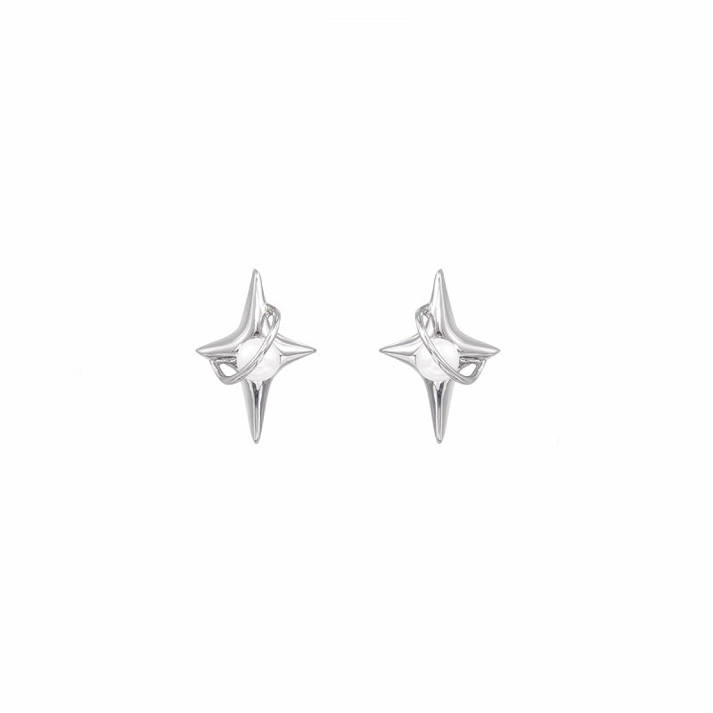 【SUMIYAKI】3D Star Earrings pg13