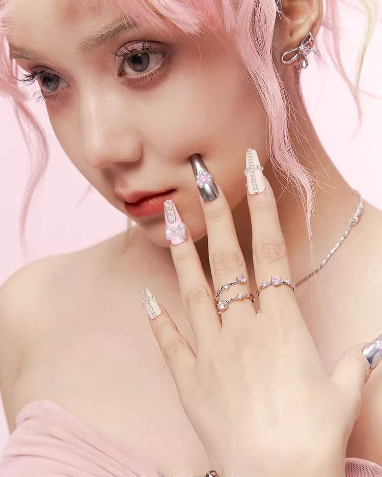 [OCTO VITA] Cake Treasure Party Pink Heart Ring pg369