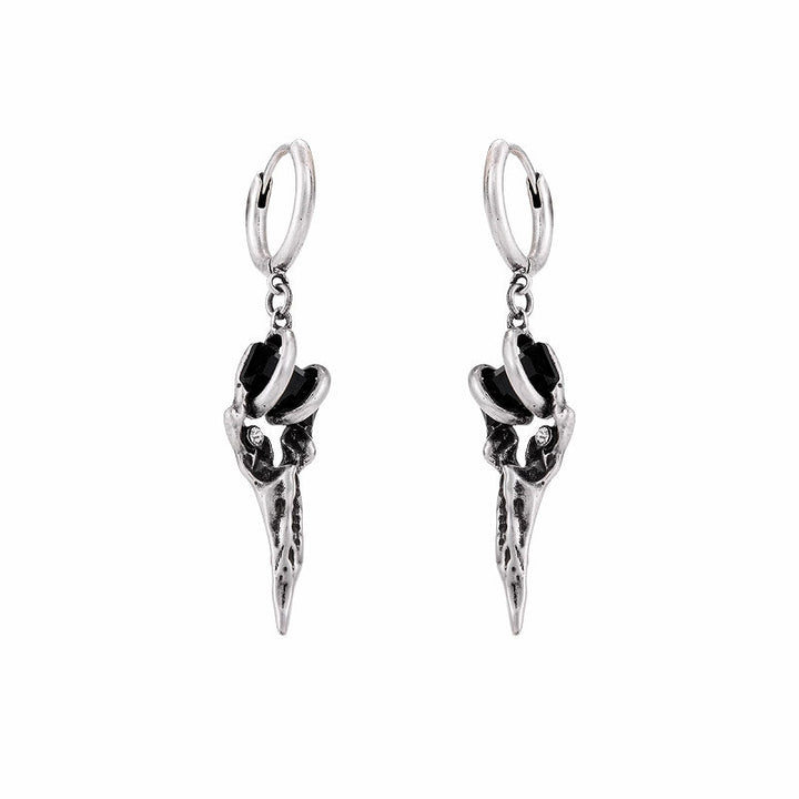 【SUMIYAKI】Fang Black Earrings pg739