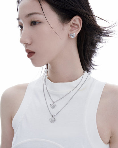 [1ST XULIE] Contract Removable Double Layer Necklace pg446