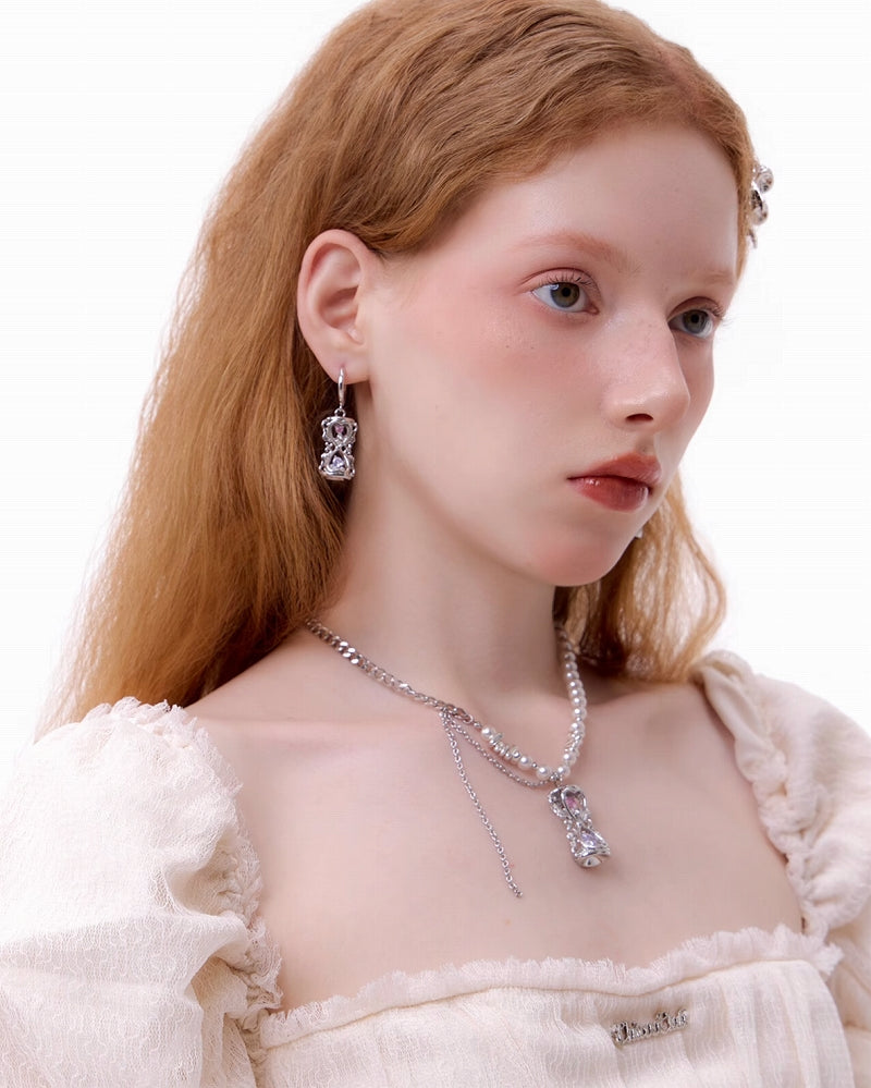 [SUMIYAKI] Hourglass Tassel Necklace pg988