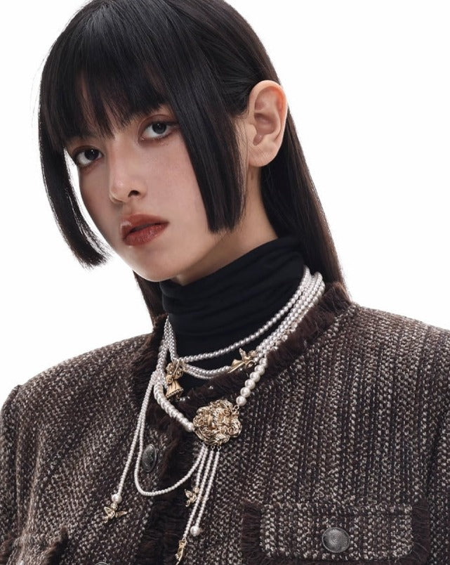 [SUMIYAKI] Maillard Layer Angel Necklace pg1163