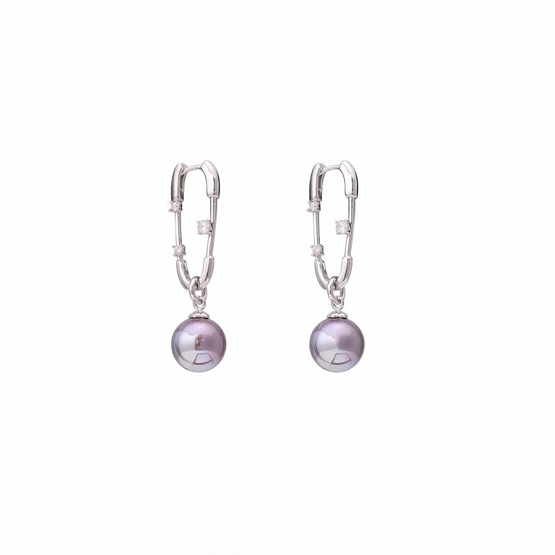 【SUMIYAKI】Pin Pearl Earrings pg1362