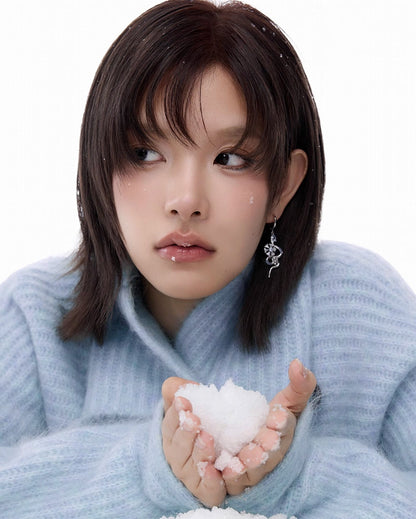 Snow Snake Earrings