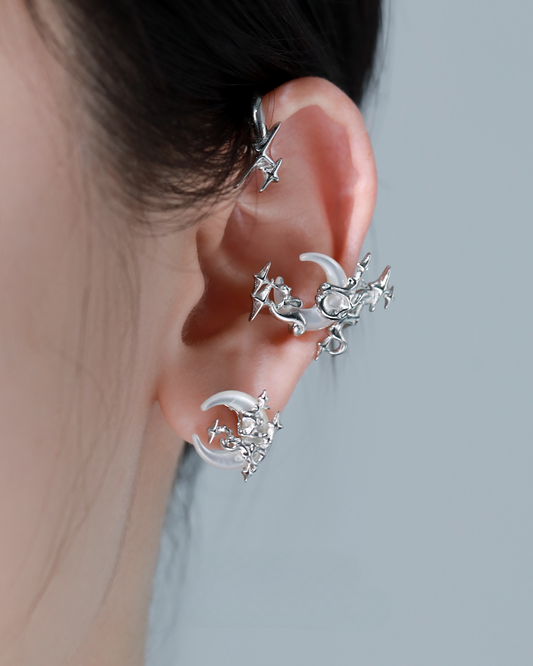 [1ST XULIE] Dark Moon Earrings pg538