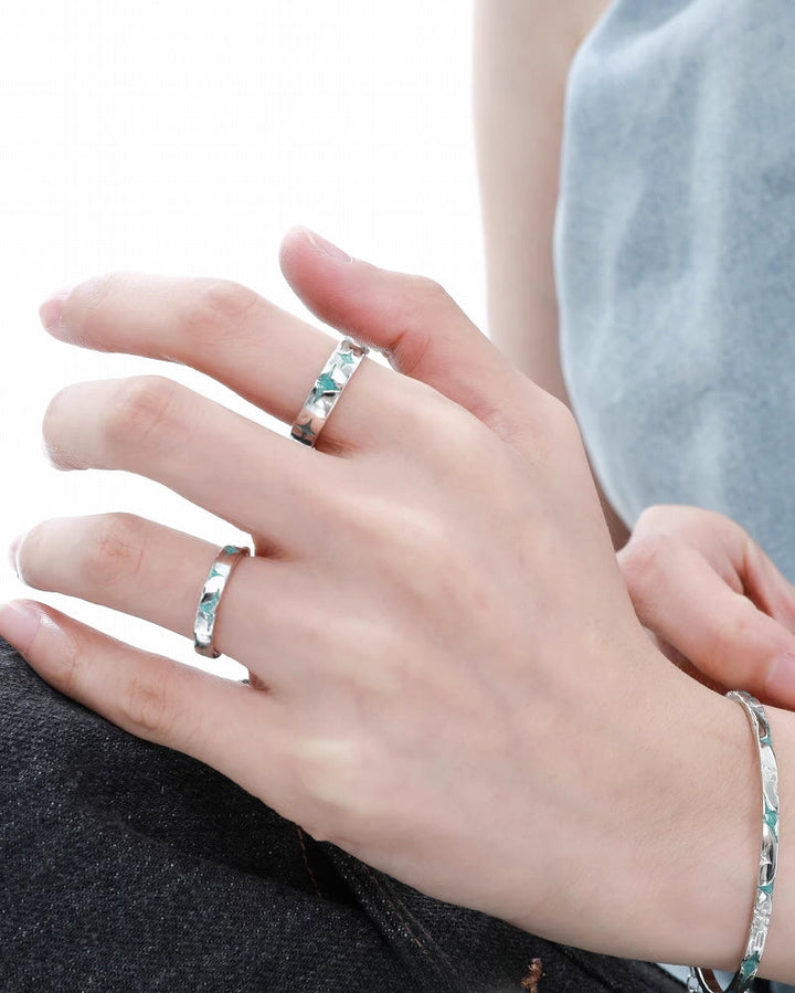 【1ST XULIE】Sea Starry Sky Seabed Ring pg1549