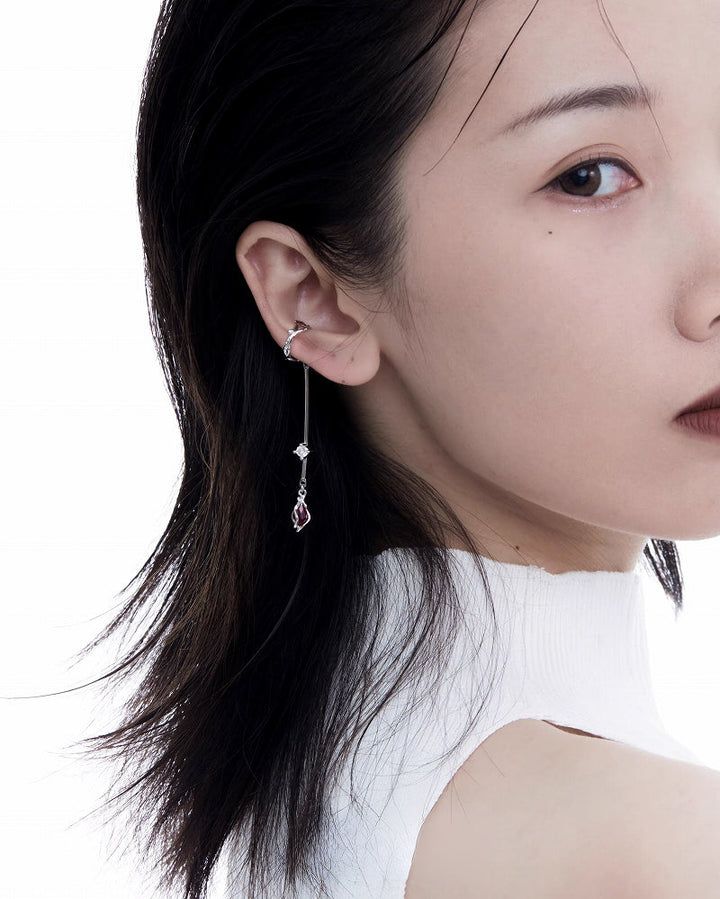 【1ST XULIE】Forbidden Rose Covenant Earrings pg805