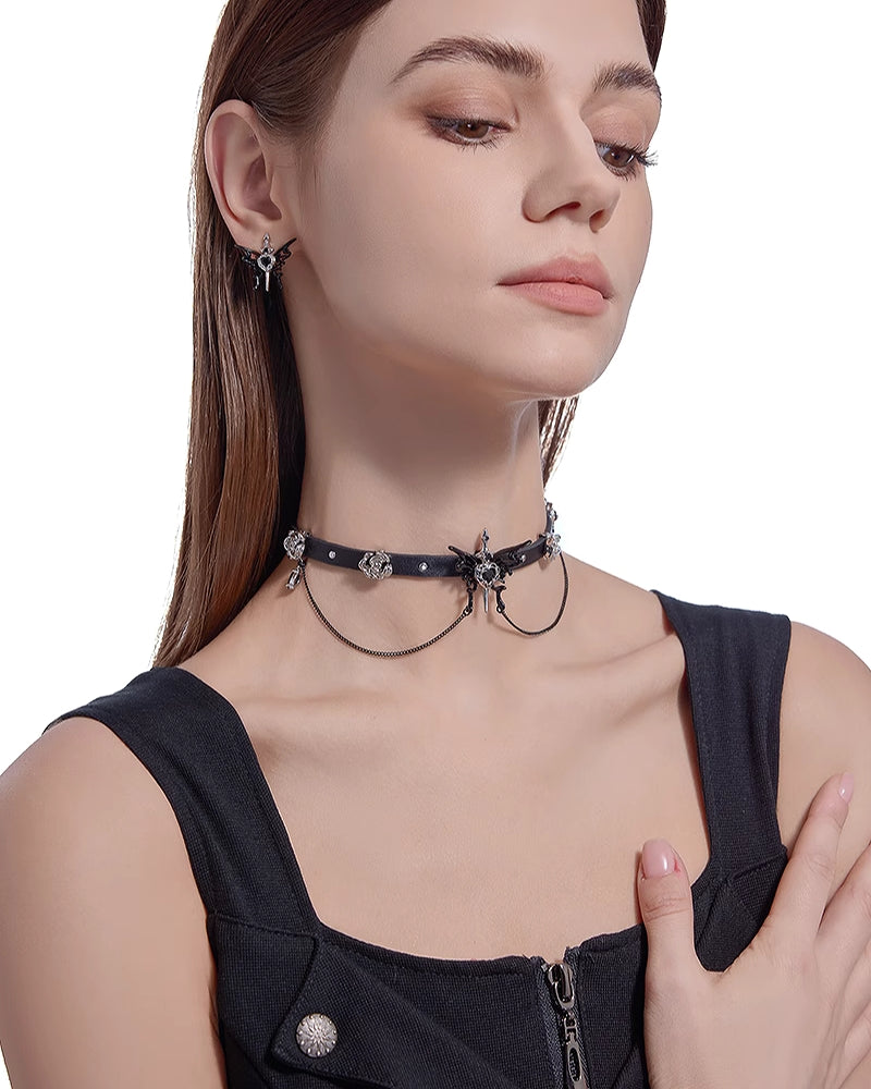 【MASW】Butterfly Dance Black Choker pg257